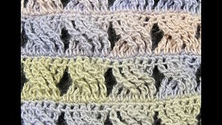 Crochet : Punto Entrecruzado # 3