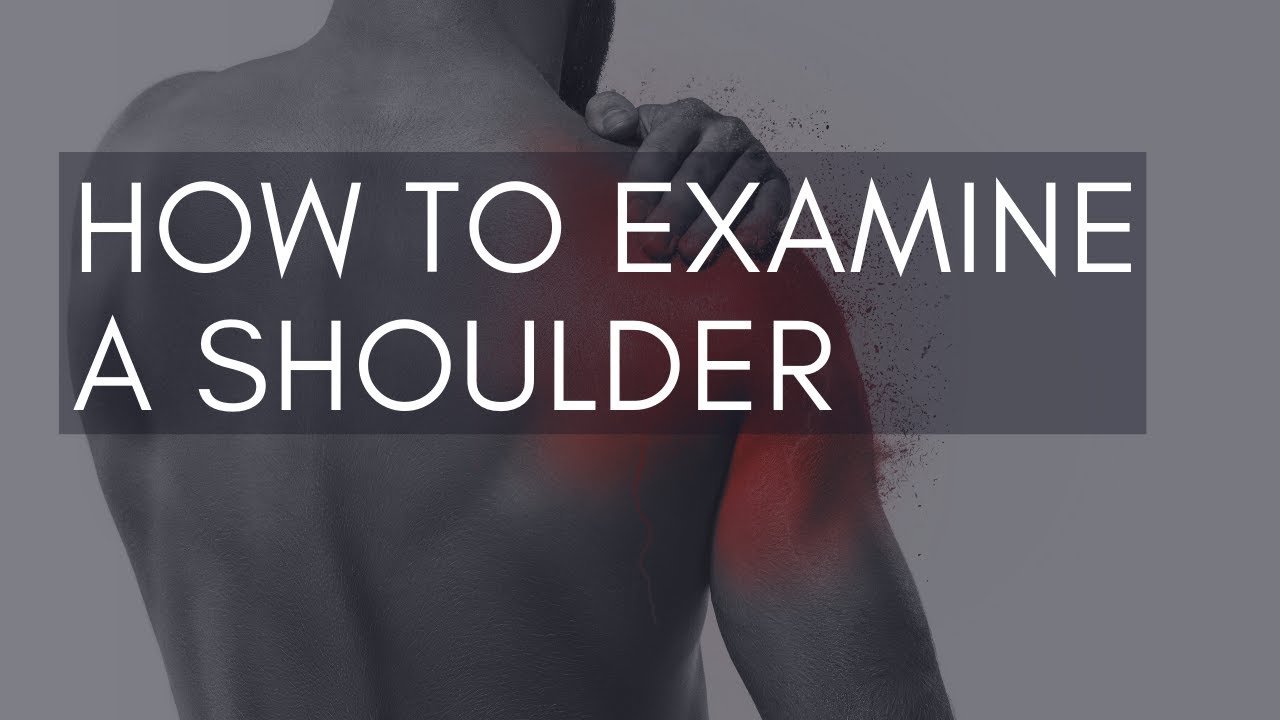 How To Perform A Screening Rotator Cuff Exam Of The Shoulder