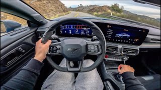 What It's Like To Drive The 2024 Ford Mustang Dark Horse (POV) *Manual*