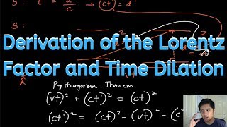 Special Relativity: Derivation of the Lorentz Factor and Time Dilation Using Trigonometry