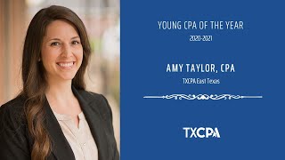 TXCPA Young CPA of the Year - Amy Taylor, CPA