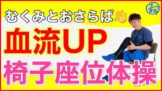 【流すだけ】足のむくみを確実に取る！椅子座位16分間体操【高齢者体操】