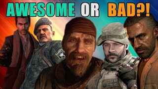 What Makes a COD Campaign SO AWESOME or SO BAD?!