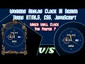 Working Analog Clock UI Design Using HTML5, CSS, JavaScript