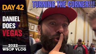 TURNING THE CORNER!!! - 2022 WSOP Poker Vlog Day 42