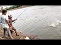 Incredble Big Rohu fishes hunting & Catching by Professional Fisherman|Unbelievable Hook fishing