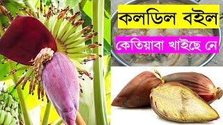 এনেকৈ কলডিল বইল খাইছেনে কেতিয়াবা _Banana flower recipe IKoldil boil recipe I assamese recipe