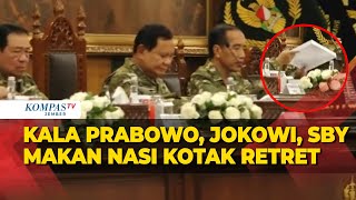 Kala Presiden Prabowo, Jokowi, SBY, hingga Kepala Daerah Makan Nasi Kotak saat Retret Akmil Magelang