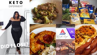 EATING ATKINS FROZEN MEALS EVERYDAY FOR A WEEK! DID I LOSE? | KETO FASHO