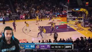 FlightReacts QUIET & SALTY Reacting To Lakers vs Warriors Full Game Highlights