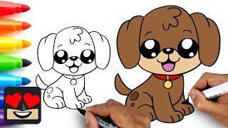 How To Draw a Puppy for Beginners