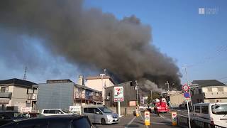 大阪・吹田のホームセンター「コーナン千里山田店」で火災