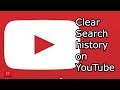 How to clear search history on YouTube app in iPhone