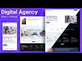 Complete Responsive Digital Agency  Website Using ReactJS & Tailwind CSS | Build and Deploy