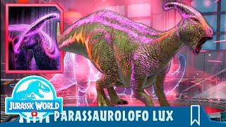 NOVO Parassaurolofo LUX Lendário Foi DESBLOQUEADO!!? | JURASSIC WORLD™ COM VIDA (#128)