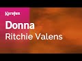 Donna - Ritchie Valens | Karaoke Version | KaraFun