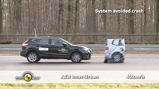 Nissan Qashqai (2014-2016) Autonomous Emergency Braking Test