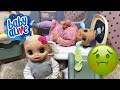 Baby Alive Twin Gets Sick at New Daycare! 🤢