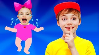 Baby Don't Cry + MORE | Nick and Poli - Nursery Rhymes & Kids Songs