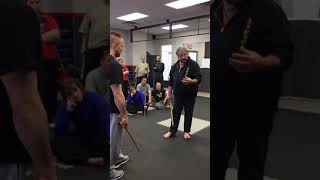 Hanshi Bruce Juchnik explains eskrima \