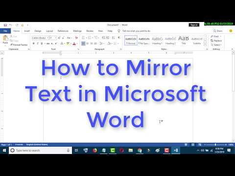 How to Flip an Image in Microsoft Word