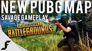 NEW PUBG MAP! - Savage Gameplay ( Playerunknown's Battlegrounds )