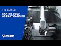 Gantry used as part catcher | TTL Series | CNC lathe