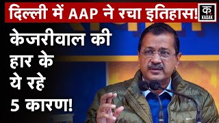 Delhi Election Result 2025 : दिल्ली में AAP के हार के ये कारण आए सामने| AAP vs BJP| Kejriwal| N18V