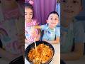 Children prepare healthy and delicious pasta with shrimp #shorts #viral #food #trending #kids #viral