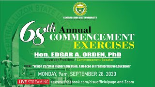 CLSU 68th Annual Commencement Exercises