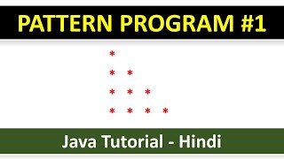 PATTERN PROGRAMS IN JAVA | STAR PATTERN IN JAVA | CONTROL STATEMENT | STAR PATTERN PROGRAM LOGIC - 1