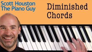 Piano Chords - Diminished Chords - How to Figure Them out on a Piano