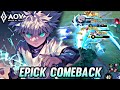 AOV : NAKROTH GAMEPLAY | EPICK COMEBACK - ARENA OF VALOR LIÊNQUÂNMOBILE ROV