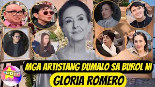 Mga Artistang Dumalo sa Burol ni Gloria Romero