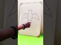 How To Draw Bat !! #drawing #drawingideas #artandcraft