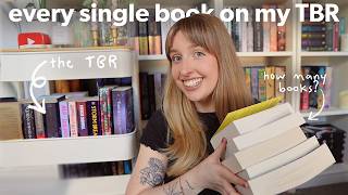 Every single book on my physical TBR 📚🌟