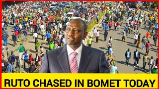 Toka hapa Msaliti! Ruto heckled and chased in Bomet vift valley by Angry GEN-Z over Abductions