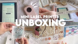 Mini Label Printer Unboxing Ft. Phomemo✨