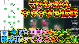 とても使いやすいおすすめの4-2-1-3【ウイイレアプリ2021】