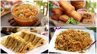 4 New Super Hit Iftar Recipes ❗Chicken Chowmein, Mazedar Chanay, Club Sandwich \u0026 Bread Chimichangas