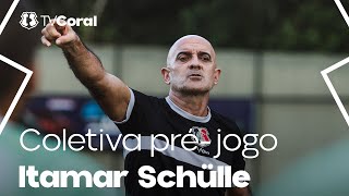 TV Coral - Entrevista coletiva pré-jogo com Itamar Schülle - Santa Cruz x Treze