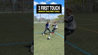 Improve your FIRST TOUCH🔥🔥#shorts #football #soccer #footballskills #soccerskills