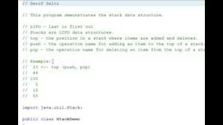 Java Class Library Stack