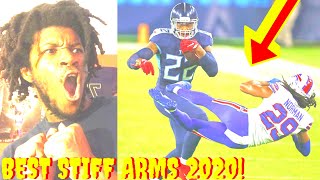 NFL REACTION/AMERICAN FOOTALL REACTION MOST DISRESPECTFUL STIFF ARMS OF THE 2020 SEASON