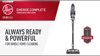 Hoover Emerge Complete - Effortlessly power through everyday messes