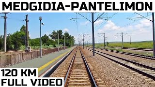 Medgidia - Bucuresti (Pantelimon) full summer edition - Aufnahme der Strecke vom hinteren Fenster