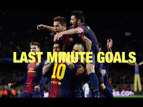 Top 10 LAST MINUTE EPIC GOALS Top 10 LAST MINUTE EPIC GOALS