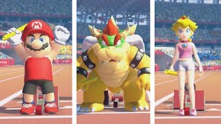 Mario & Sonic at the Olympic Games Tokyo 2020 - 4x100m Relay All Characters Gameplay