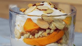 Peach and Yogurt Parfaits