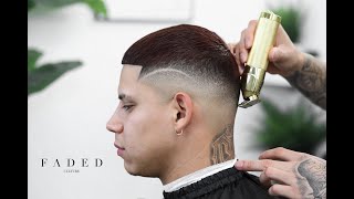 EASY MID DROP FADE BARBER TUTORIAL- FOR BEGINNERS.